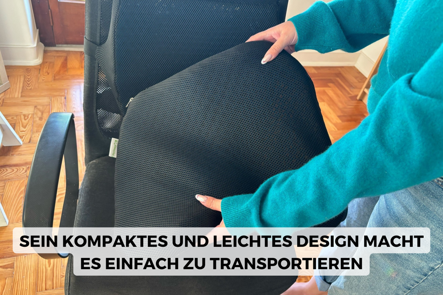 Dank seines leichten Gewichts kannst du es problemlos überallhin mitnehmen